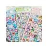 4-Piece Set Of Sparkling Crystal Decorative Stickers - Cute Animal And Flower Designs For Phone Cases And Laptop Stickers