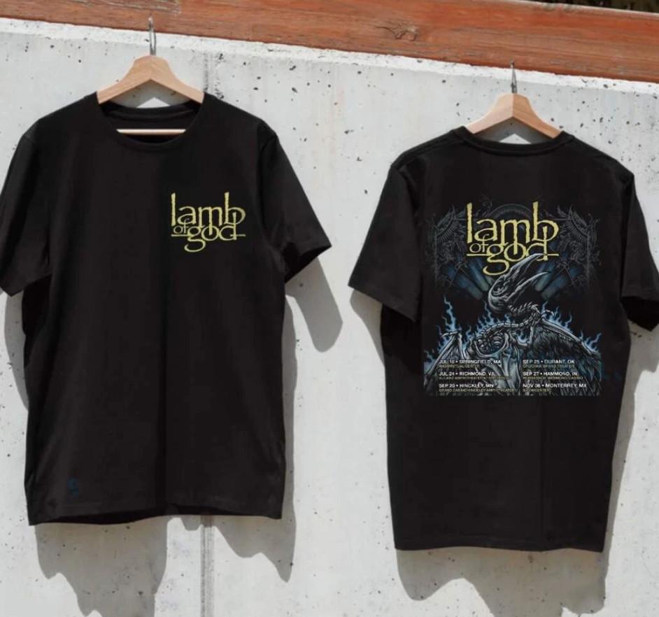 

Lamb Of God Summer Fall 2025 North American Tour Unisex T-shirt, size S-4XL 2XL