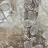 50x150cm Three-Dimensional Lace Mesh Embroidery Sequin Fabric Costume DIY Wedding Dress Bridal Lace Fabric Clothing Supplies