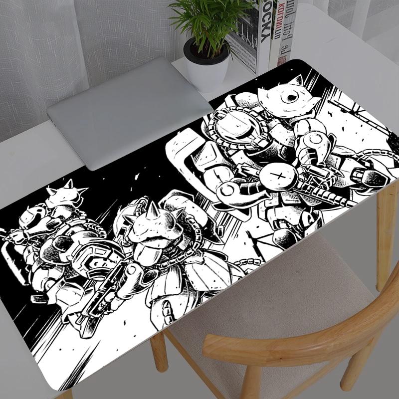 Mouse Pad Anime Carpe Mobile Suit Gundam Large PC Gamer Computer Mausepad Varmilo Keyboard Gaming Accessories Desk Mat