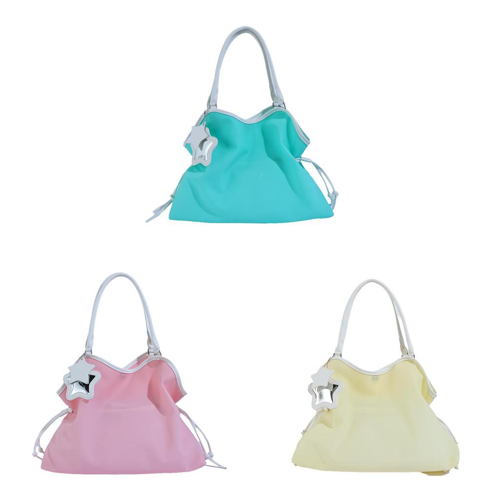 Cloud Bag With Drawstring Large Capacity For Commuting Women