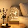 Personalized Acrylic Night Light Custom Favorite Image And Slogan Creative Living Room Gift Choice For All Pet Enthusiasts
