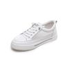 Leather Small White Shoes Women's Summer  New All-match Mesh Breathable Casual Sports Shoes Flat White Shoes