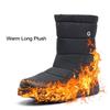 Winter Paar Stiefel Plüsch Warme Schneestiefel Mode Mid-calf Baumwollschuh Wasserdichter Schneestiefel Outdoor Rutschfest Plateau Stiefel Botas