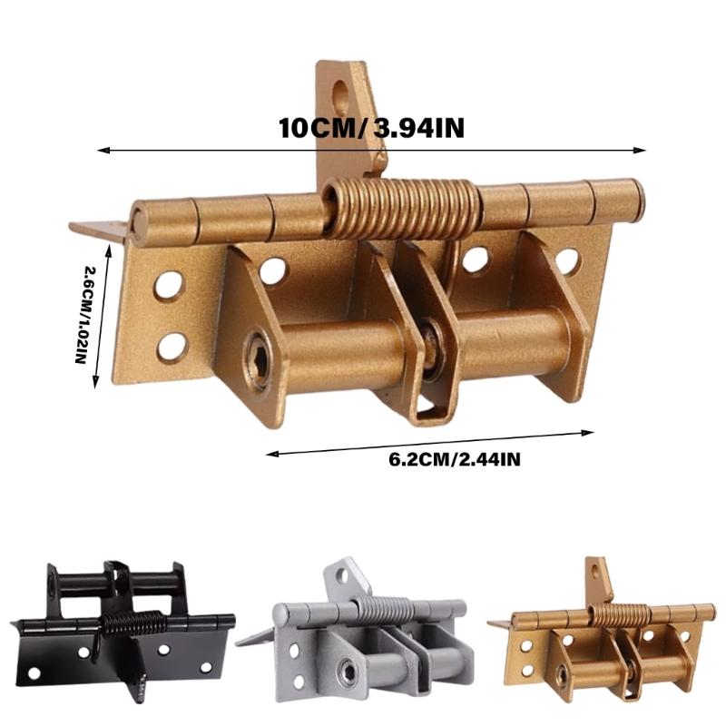 Heavy Duty Self Closing Wood Door Closers Self-Closing Spring Door Hinges 90 Degree Positioning Automatic Hinge Hardware