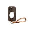 Oval Love Mirror Phone Case For Apple 16Promax Strap Airbag Holder 14 Lens All-Inclusive 15