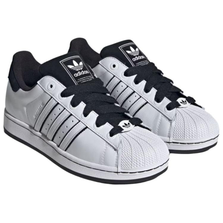 Adidas Originals Superstar 2 Comfortable Soft Skate Shoes Unisex Sneakers White Black KI9521