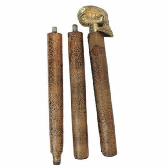 

Антикварный стиль Викторианский Винтажный Дизайнерская Латунная Ручка Трость Деревянная Трость M аэро