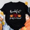 Thanksful Grateful Blessed Unisex Tshirt Funny Vintage Unisex Tshirt Pumpkin Plaid Harajuku Tumblr T Shirt Tee Tops