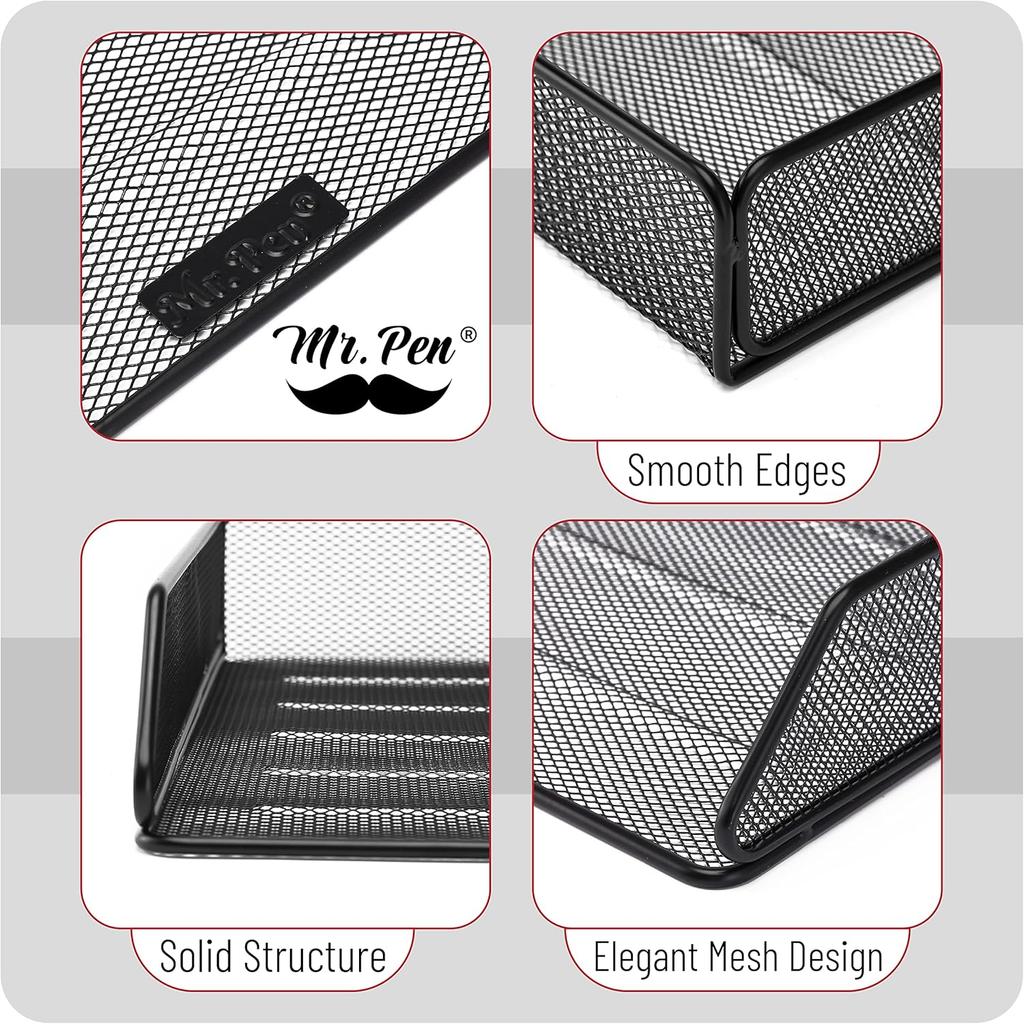 Mr. Pen Mesh Desk Organizer - Single Tray with Letter Tray, File Holder for Desk Paper Management