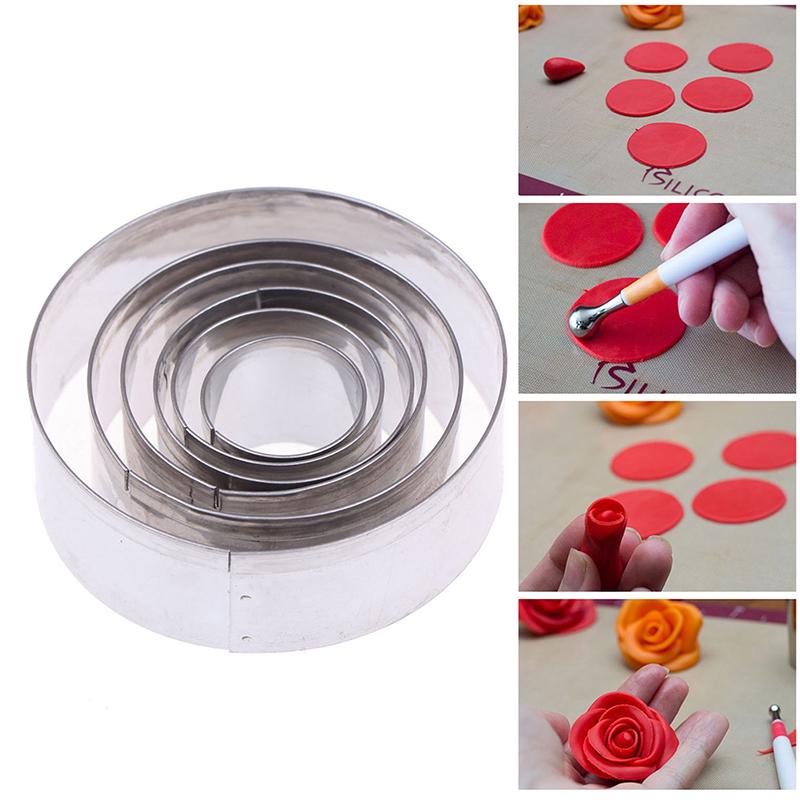 Stainless Steel Round Cutting Mold Pottery Ceramic Polymer Clay Tools Cutter