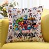 Federa Cuscino con Stampa di Figure Anime Marvel's Spider Man Cartone Animato Decorativa per Divano Casa Stampa Double-sided Federa Cuscino Carina