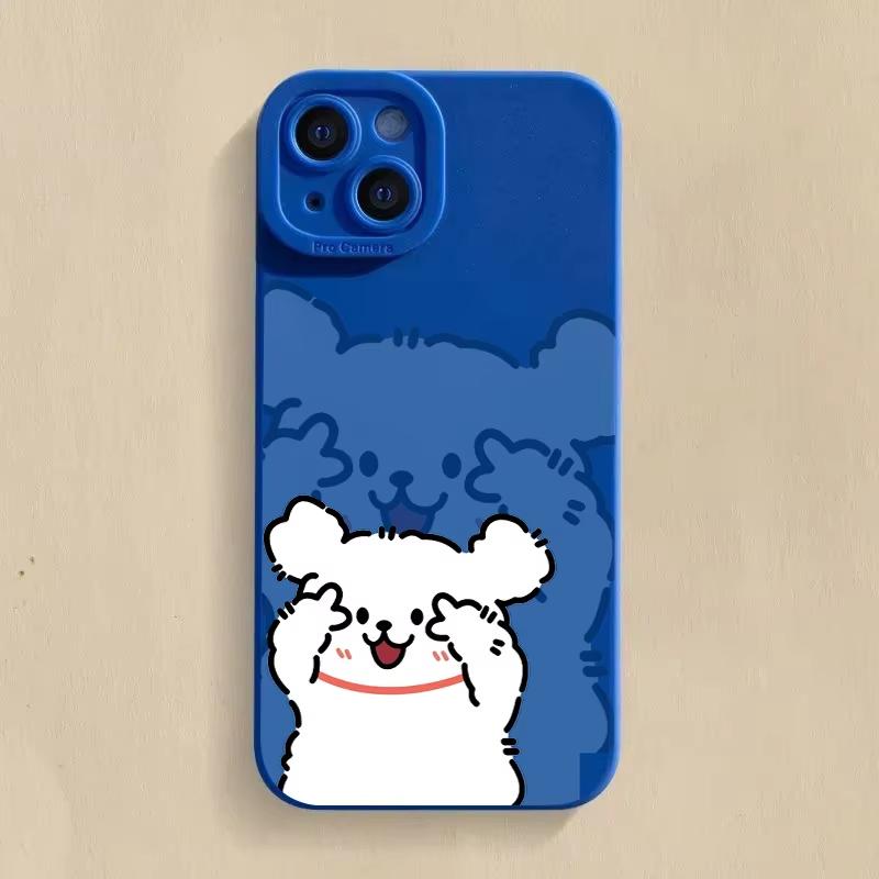Dog Taking Photos Phone Case For Samsung Galaxy S25 S24 Ultra S23 FE S22 Plus S21 S20 A15 A35 A54 A55 Soft Silicone Bumper Cover