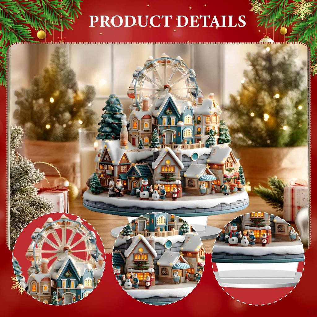 House 2D Snow Scene for Holiday