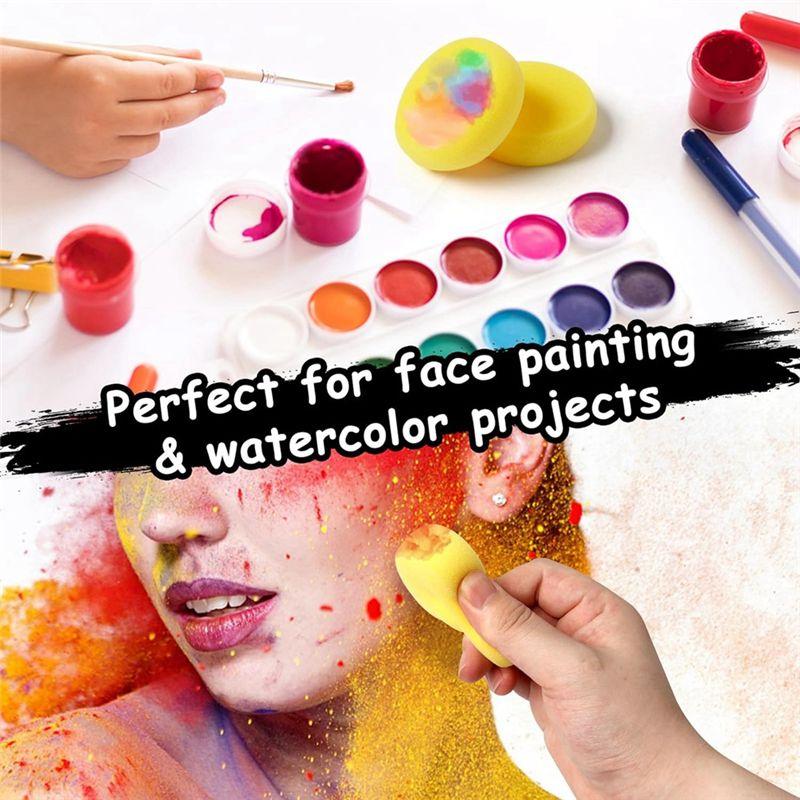 A60Z48 Pcs Synthetic Artist Sponges Watercolors Sponges For Painting, Ceramics, Potterymay