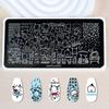 KT Cat & Mickey Mouse Anime Nail Art Stamping Plate for Beginners