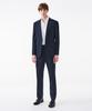 STCO Summer Wool 49 Micro Pattern Pants Navy (Classic Fit)_Sslub56Ccn