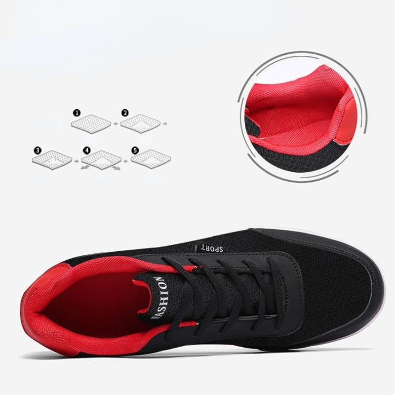 WTEMPO Značkové Trendy Kožený Svršek Vodotěsné Sto Neformální Pánské Boardové Boty Běh Fitness Tlumení Nárazů Odolné proti Opotřebení Tenisky