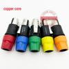 Multi-color Copper 4-Core NL4FC Solderless Speaker Plug for Power Amplifier Audio Systems
