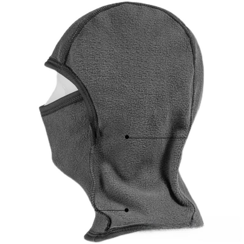 Polar Fleece Windproof Ski Mask - Warm, Frostproof Head Cover for Cycling & Face Protection