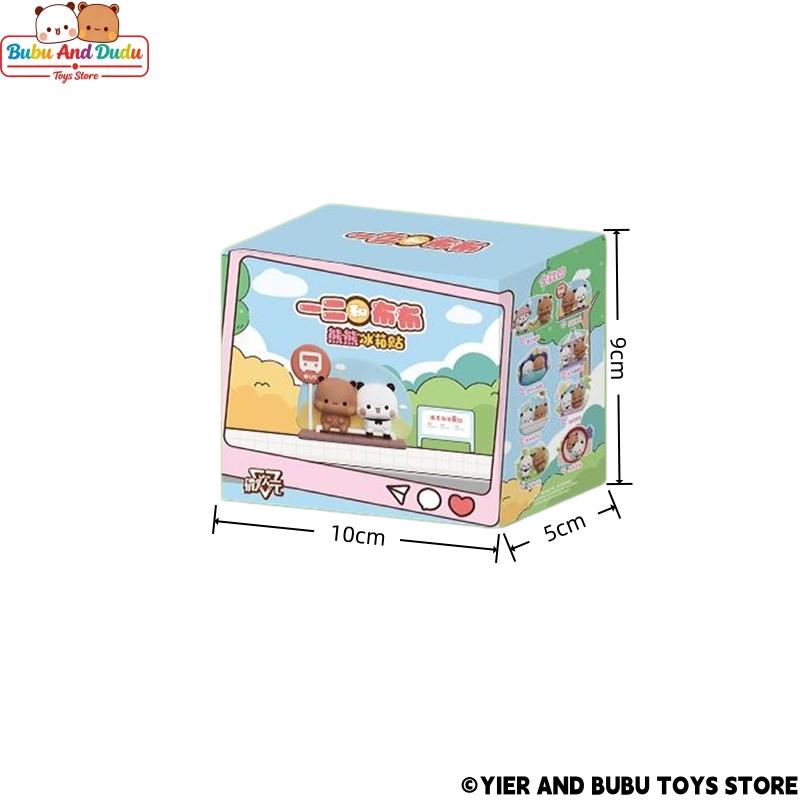 Official Original Panda Bubu And Yier Fridge Magnet  Toys , Cute Bubu And Dudu Cartoon Model Surprise  Gift
