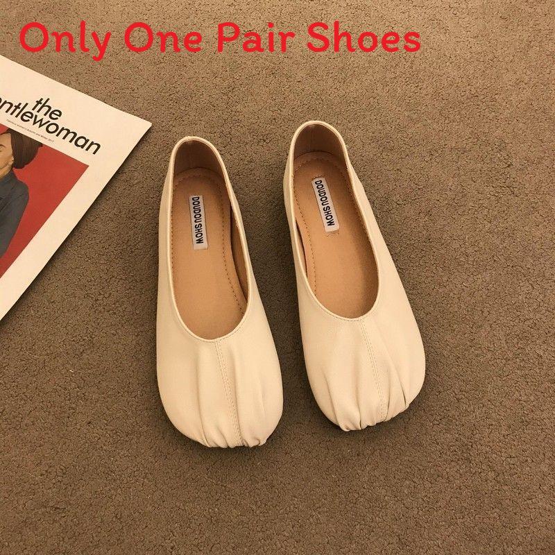 Plain Toe Loafers For Women With Soft Pu Insole Casual Spring Shoes