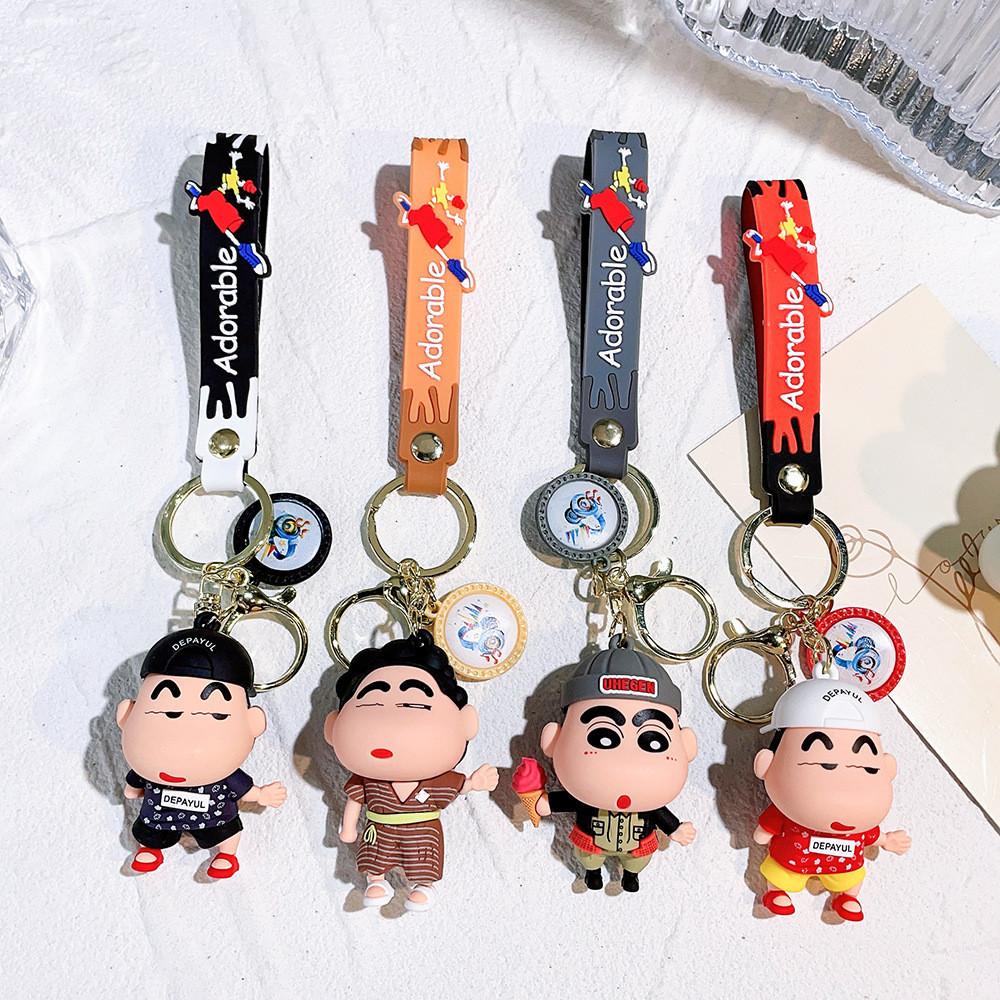 Shin Crayon Chan Toy Dolls Key Chain Bag Decoration Pendant Ornament Desktop