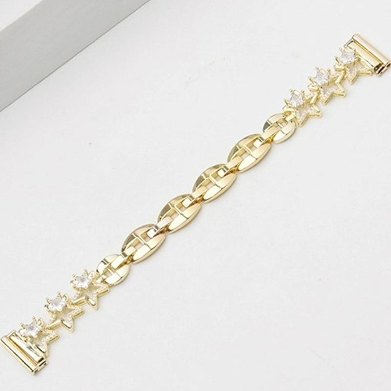 Slim Metal Band for Apple Watch Girls Correa 49 45 44 42 46 40 41mm Bling Diamond Bracelet Jewelry Star Strap for iWatch S10 9 8