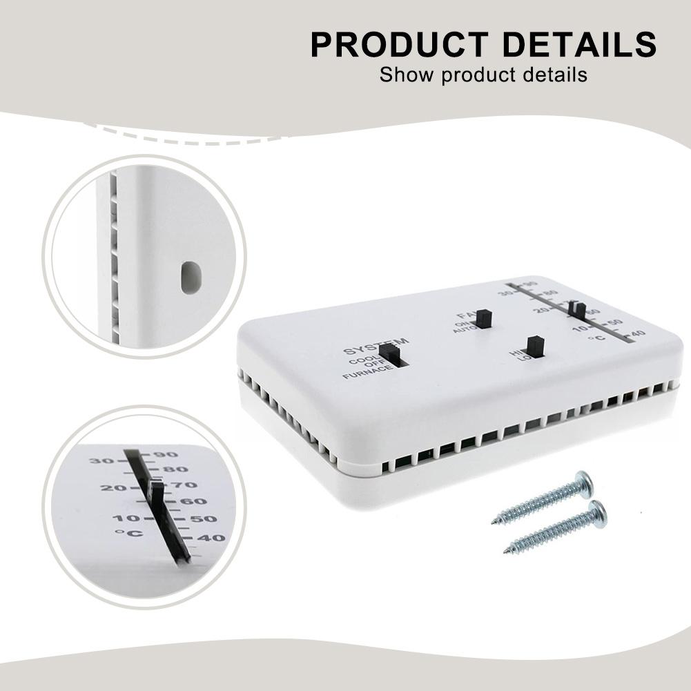 RV Thermostat Compatible For Dometic 3106995.032 12V, Adjustable Temperature Control For Cool Furnace Fan Modes
