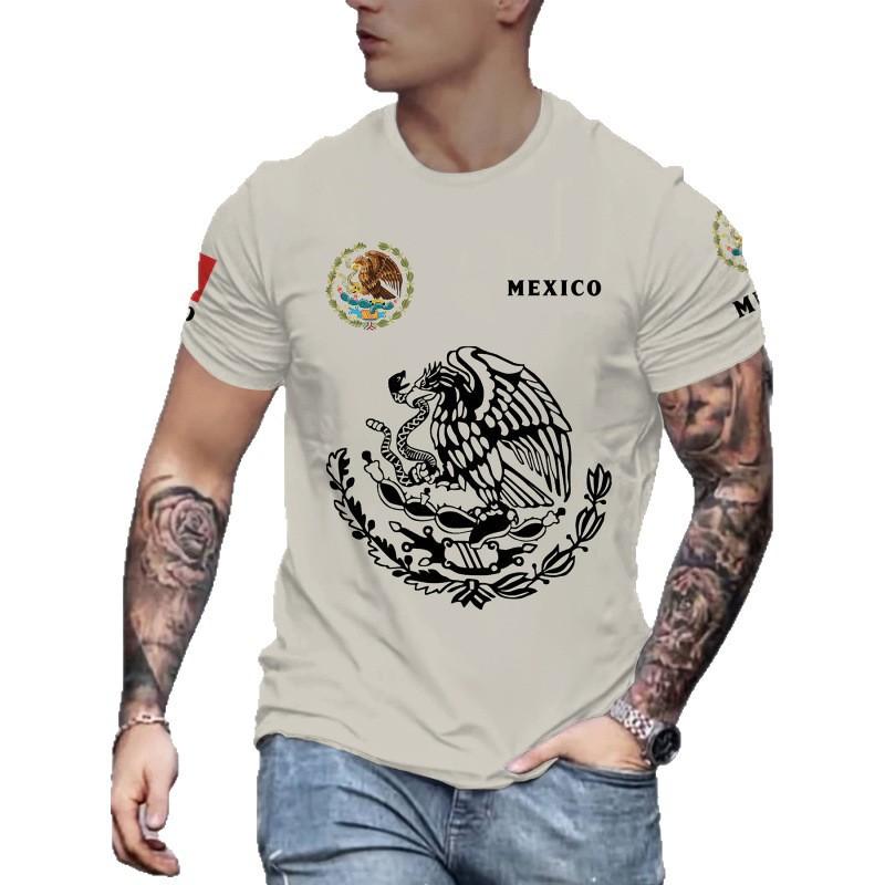 Venezuela Flag Print Short Sleeve T-Shirt, Stylish Casual Tee
