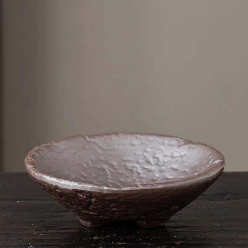 Ghiveci de flori vintage creativ de interior/exterior în formă de bonsai, mic și mare, ceramică din argilă purpurie, plantă verde, decorativ pentru masă/birou