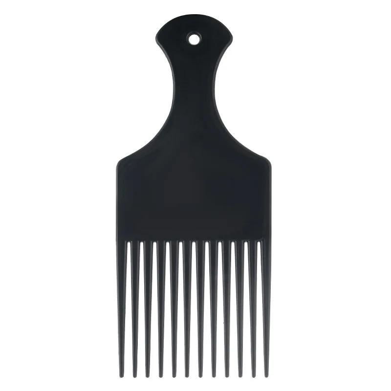 1 Stück Breite Zähne Bürste Pick Kamm Gabel Haarbürste Einsatz Haar Pick Kamm Kunststoff Getriebe Kamm Für Lockiges Afro Haar Styling Werkzeuge