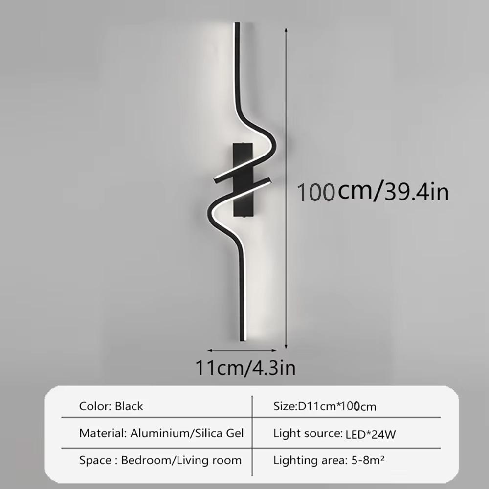 Modern Design LED Wall Light Indoor Atmosphere Living Room Sofa Bedroom Corridor Entrance Villa Courtyard Wall light