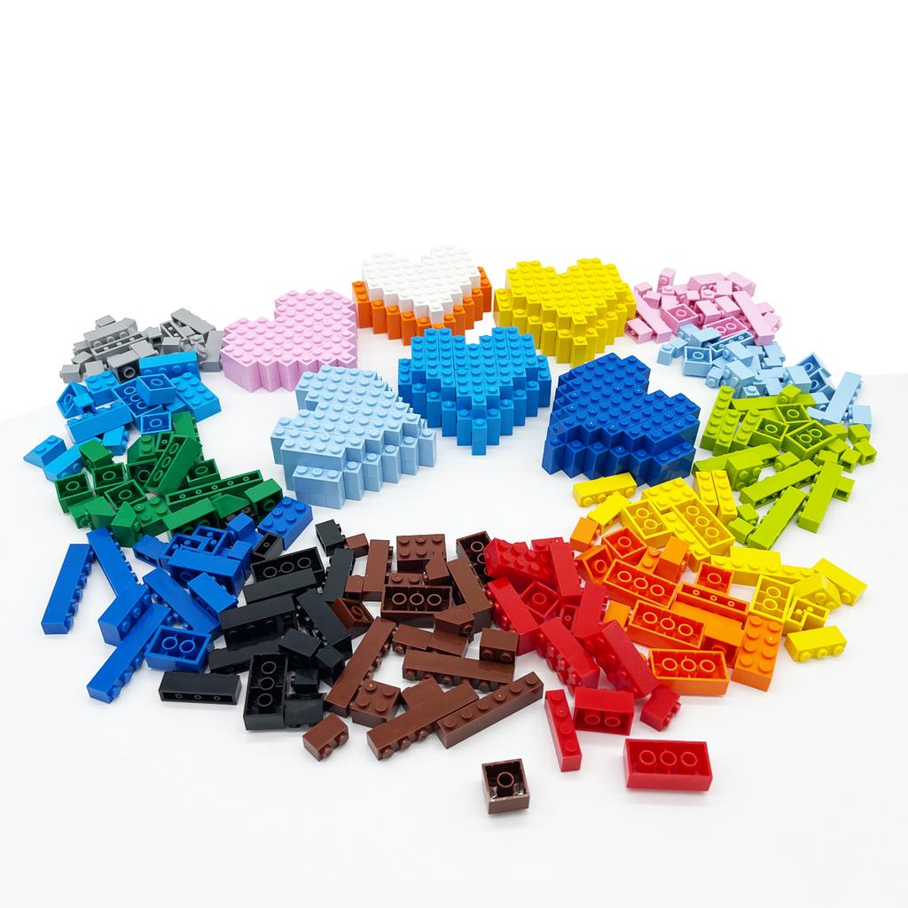 500-1500g Lose Einfarbig Klassische Bausteine Kompatibel lego Hauptmarke MOC DIY Stadt Kreativ Erwachsenenspielzeug