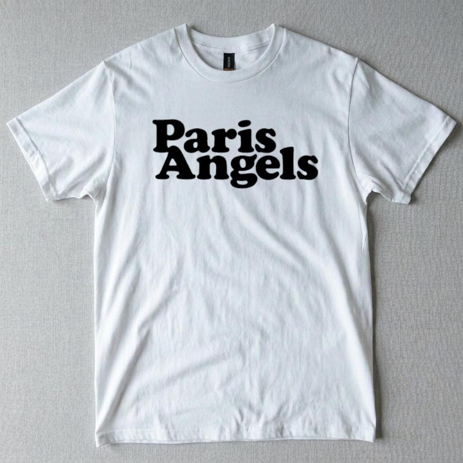 PARIS ANGELS T shirt, 90s Indie Rock Tee Madchester Baggy Band Shirt Vintage Style Graphic S