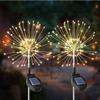 Lot 2 balises solaires - LUMISKY - FIREWORKS SPIKE - LED effet feu d'artifice - H97 cm - Eclairage extérieur décoratif