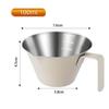 100ML 304 Stainless Steel Coffee Extraction Cup With Scale Small Milk Spoon Making Cup Espresso Measuring Cup Kitchen Tools Cup