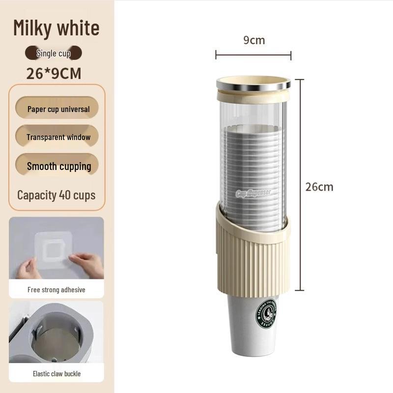 Wall-Mounted Disposable Cup Dispenser – Save 5 Yuan On New Arrivals!