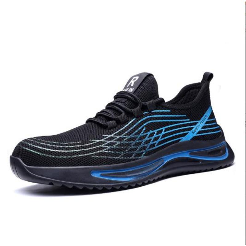 Labor Protection Shoes Men'S Anti-Smash Anti-Puncture Lightweight Soft Sole Site Safety Shoes Breathable Safety Shoes M1167