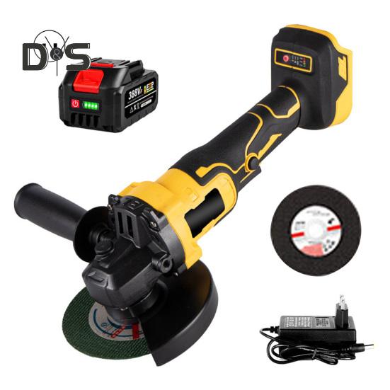 

18 В аккумуляторная угловая шлифовальная машина 10000 об/мин бесщеточный двигатель шлифовальный инструмент 3-скоростная переменная электрическая шлифовальная машина по металлу для резки шлифования полировки US Plug