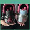 Adorable Cartoon Double Drinking Portable Water Bottle With Large Capacity And Cute Design For Girls