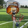 2-in-1 Football Goal and Orange Basketball Hoop, Perfect As Gifts for Halloween, Christmas, Thanksgiving and Birthdays.