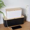 Charging Cables Management System Practical Socket Storage Case For Home Office Living Room Use Cord Organizer with Lid