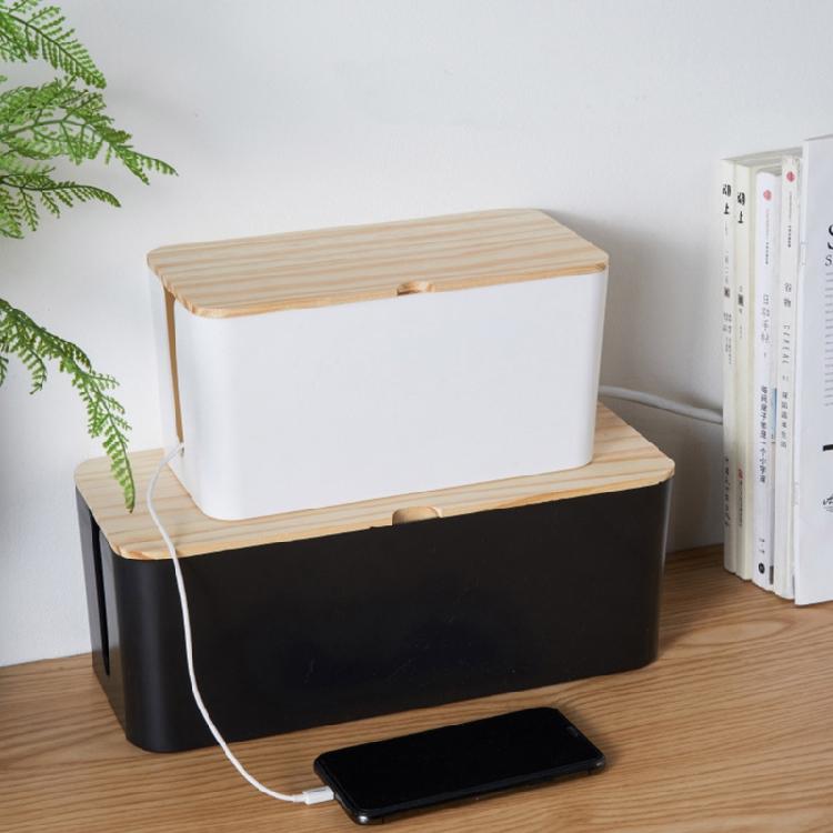 Charging Cables Management System Practical Socket Storage Case For Home Office Living Room Use Cord Organizer with Lid