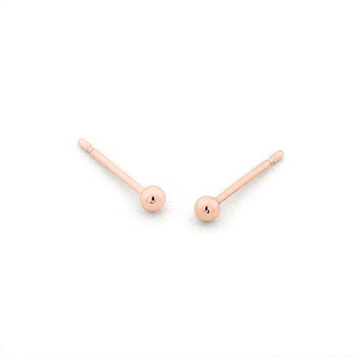ESTELLE [Official] Women's Earrings, 18K Pink Gold (2mm) 0202-1461-0017-0000