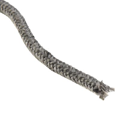 Joint de Corde en Fibre de Verre 78 Pouces/ 2m Joint de Porte de Poêle à Bois Auto-Adhésif de Rechange Noir Bande d'Étanchéité Porte de Brûleur à Bois