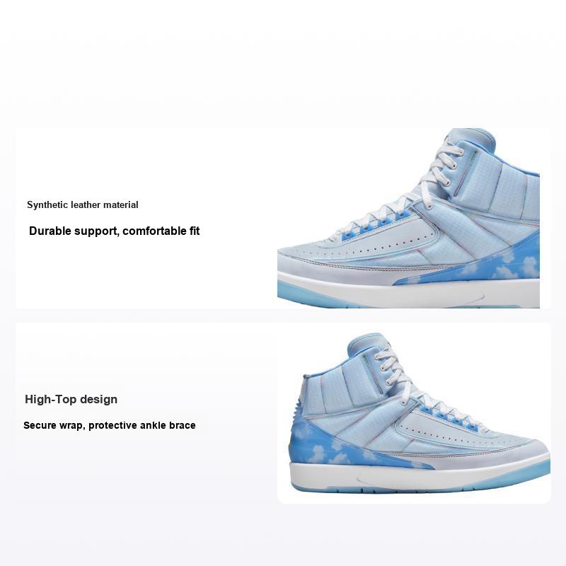 J. Balvin x Air Jordan 2 Retro SP PS Kids Sneakers Blue Celestine-Blue Multi-Color DQ7693-419