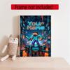 Minecraft Personalized Name Diamond Paintings Mosaic Wall Round Diamond Art Painting Kits Embroidery Crystal Accessories Frameless