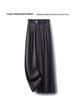 Women's Spring/Autumn Wide-Leg Drape Pants - Small Size, Straight Casual Design