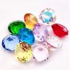 10pcs 25mm Crystal Diamond Multicolor,Home Decor Wedding Decorations for Kid Birthday Table Setting, Diamond Shaped Paperweight